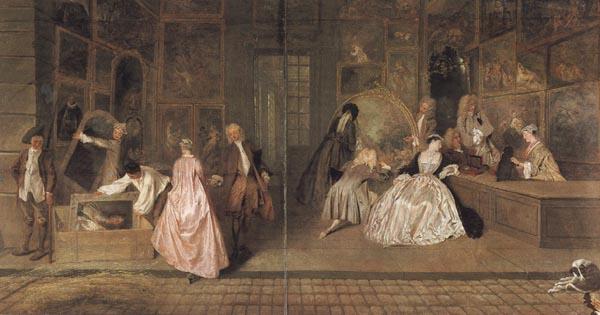 Jean antoine Watteau Gersaint s Shop Sign